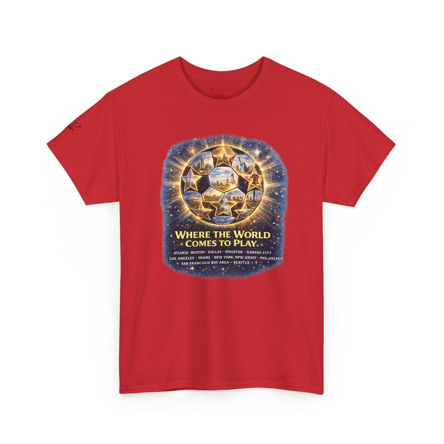 World Cup 2022 T-Shirt — "Where the World Comes to Play"