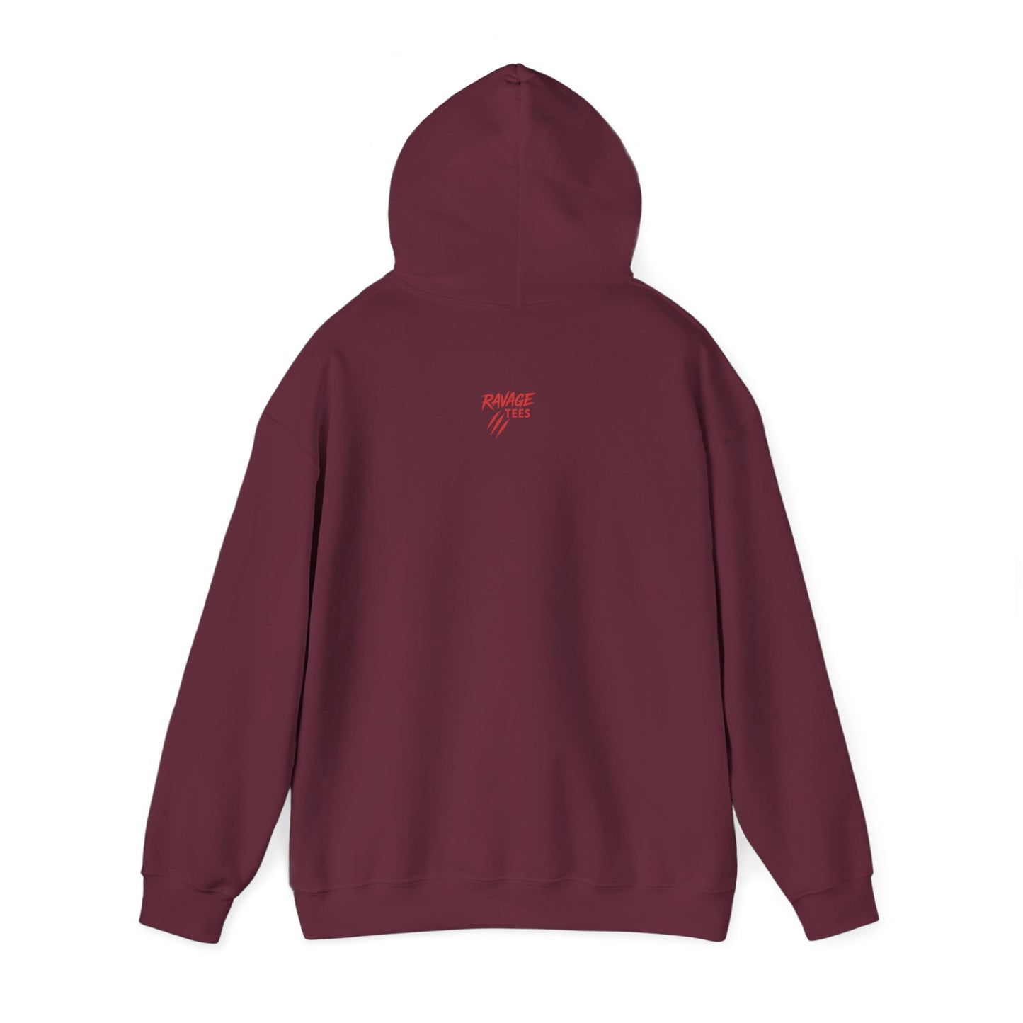 RAVAGE TEES Minimalist Unisex Hooded Sweatshirt – Cozy Everyday Wear for Style and Comfort