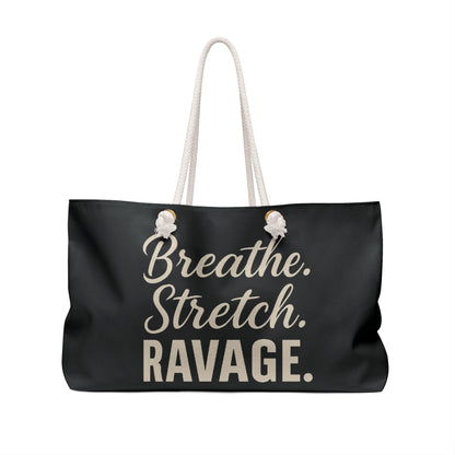 RAVAGE-Breathe Stretch Ravage Weekender Bag