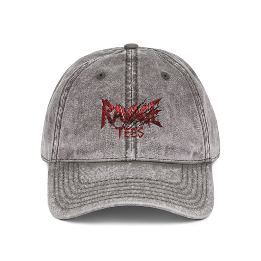 RAVAGE TEES Vintage Embroidered Cap