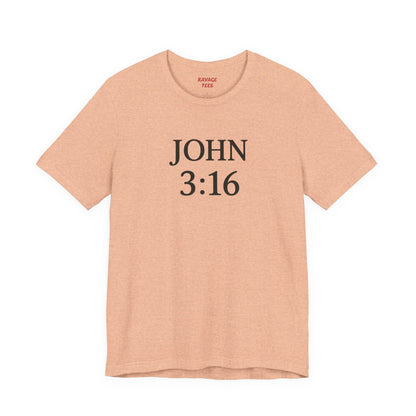 **JOHN 3:16 Faith-Inspired Unisex Tee
