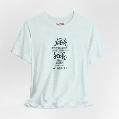 Seek His Guidance Tee: Inspirational Faith Quote Unisex T-Shirt