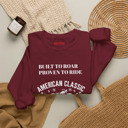 American Classic Cozy Unisex Sweatshirt for All Seasons, Casual Wear