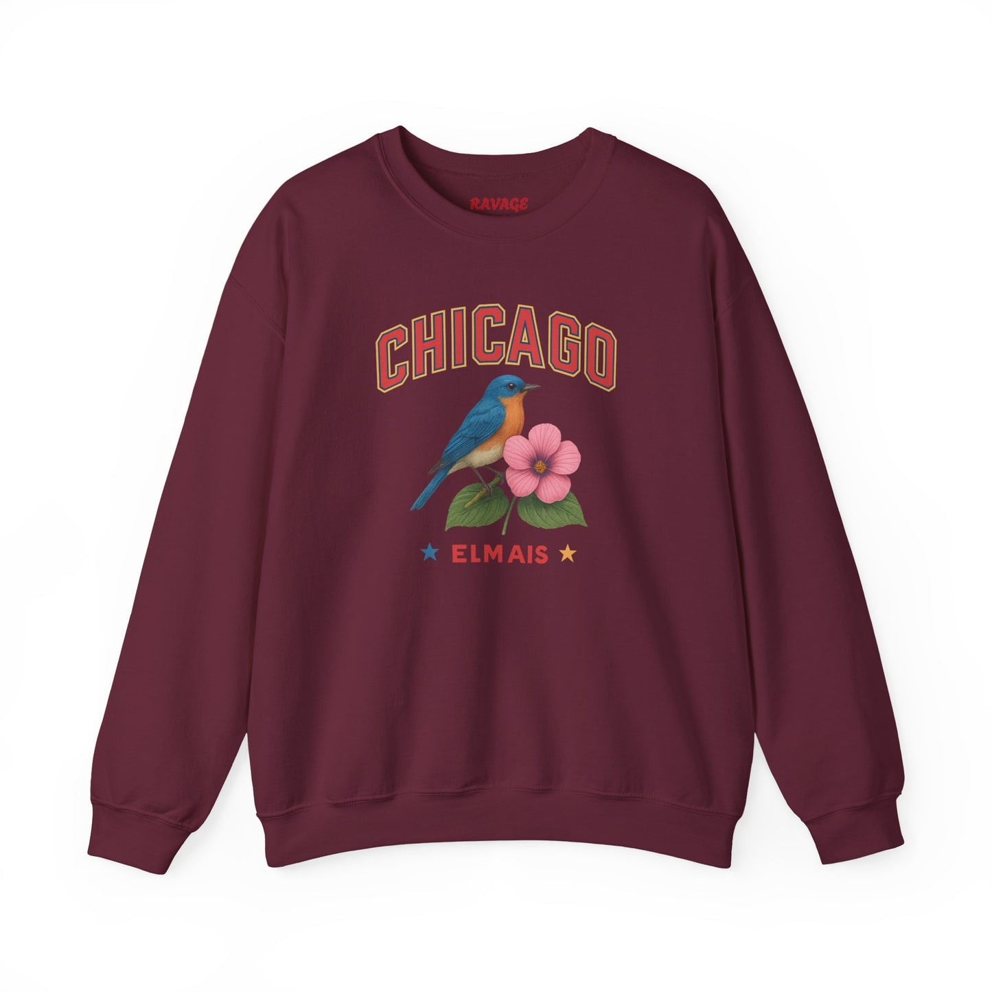 RAVAGE Chicago City Vibe Unisex Crewneck Sweatshirt