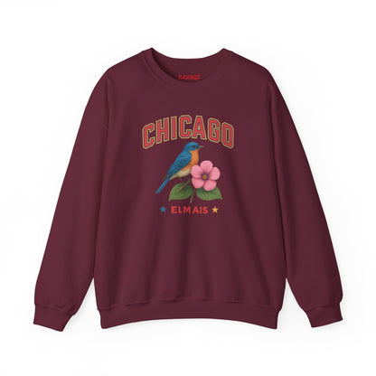 RAVAGE Chicago City Vibe Unisex Crewneck Sweatshirt