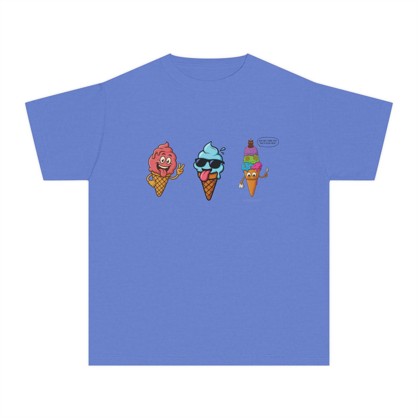 Cool Ice Cream Youth Tee: Fun Midweight Summer T-Shir