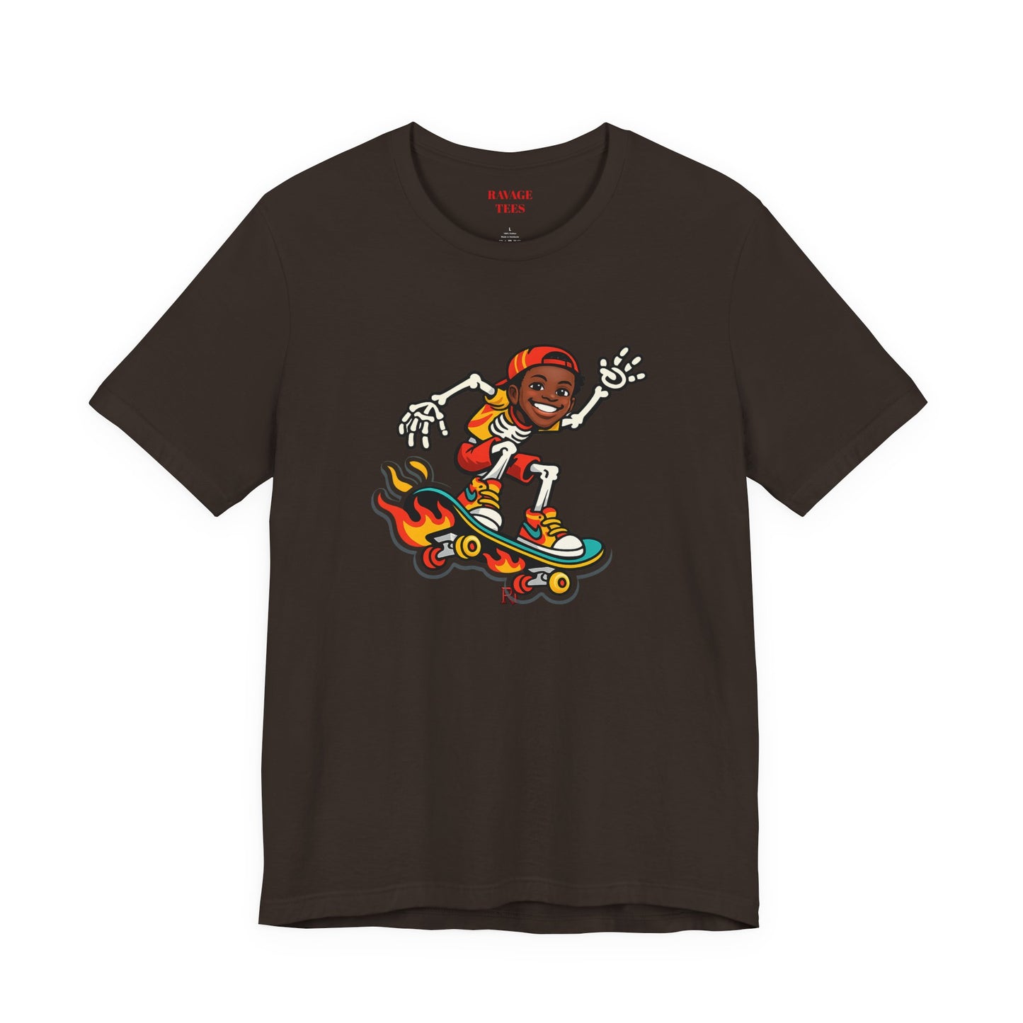 Skateboard Skeleton Tee