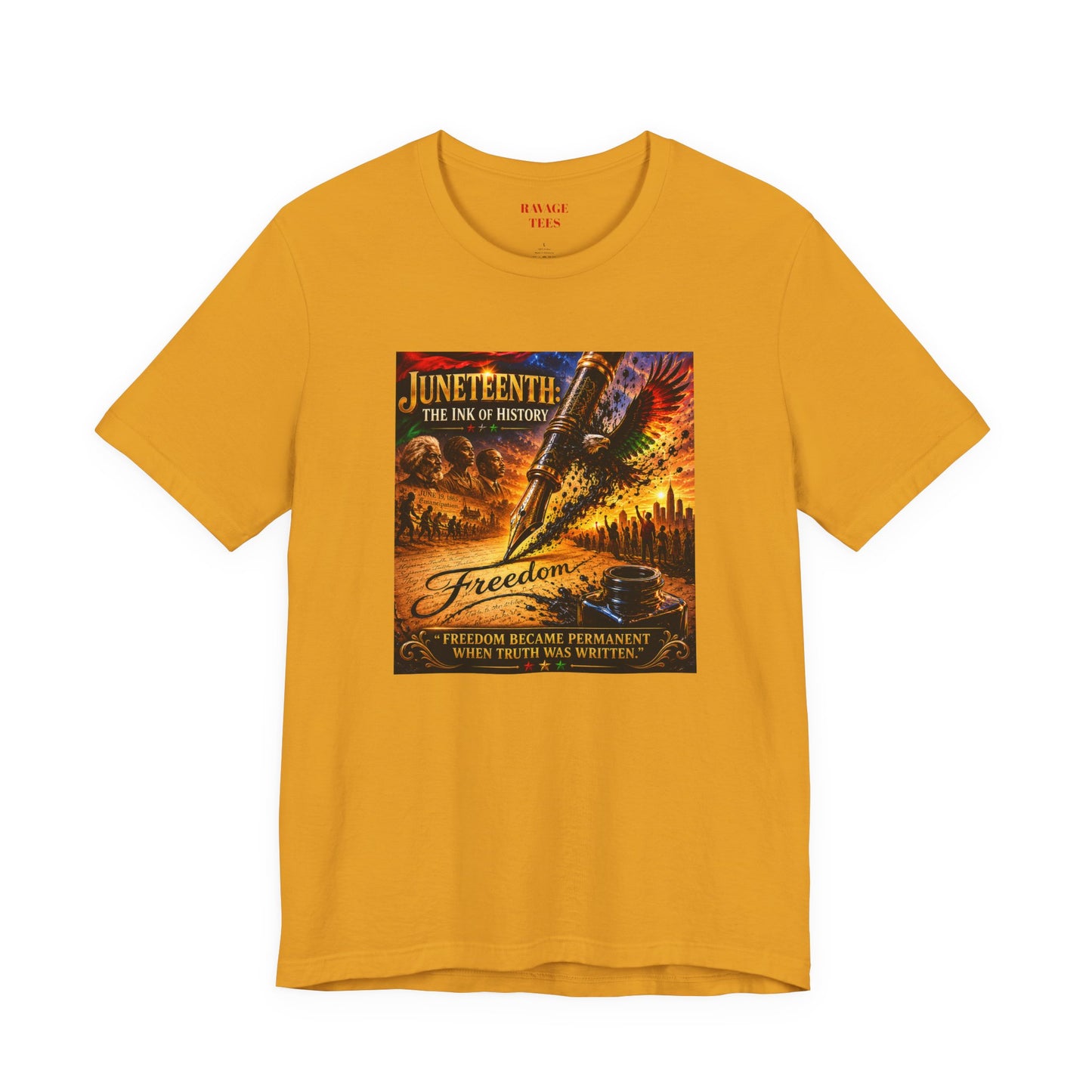 Juneteenth Freedom T-Shirt – 'Freedom Became Permanent'