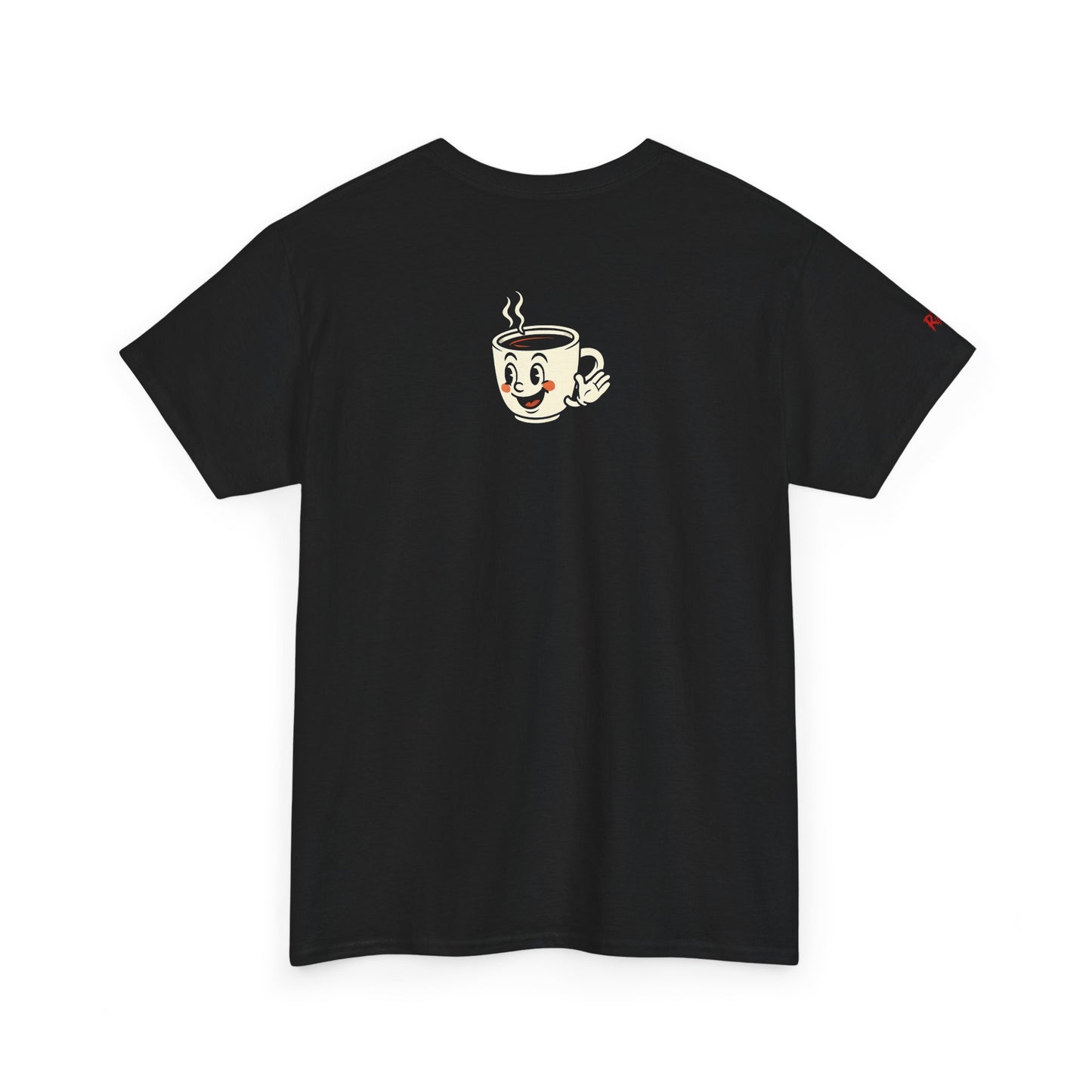 Coffee Lover's Unisex Tee - I Run on Chaos and Caffeine, Funny T-Shirt, Gift for Coffee Enthusiasts, Casual Wear, Relaxed Fit
