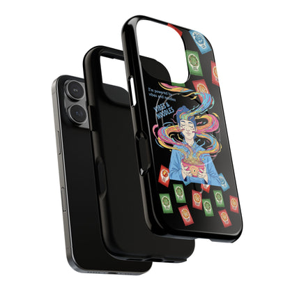 Noodle Lover Phone Case: Vibrant Cute Foodie Magnetic Anime Style