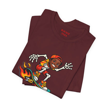 Skateboard Skeleton Tee