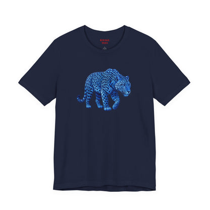 Blue Leopard Graphic Tee