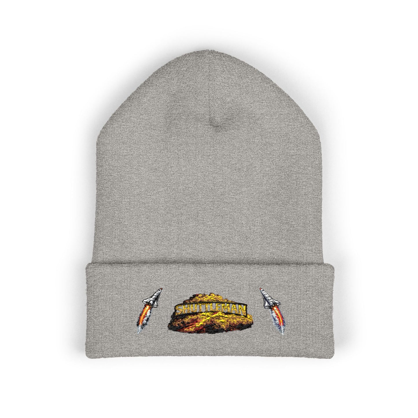 Shutt1eman Embroidered Beanie-- Cuffed Hat