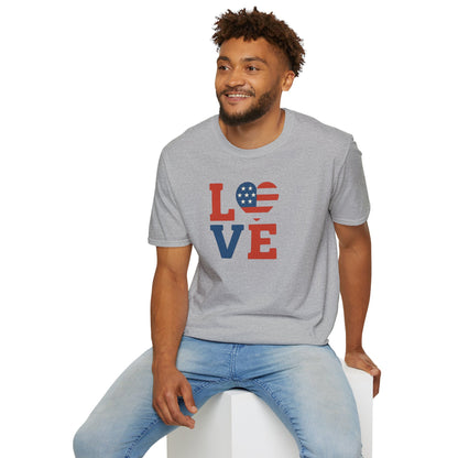 Soft Unisex Freedom & Love Graphic Tee | Gift & Daily Wear