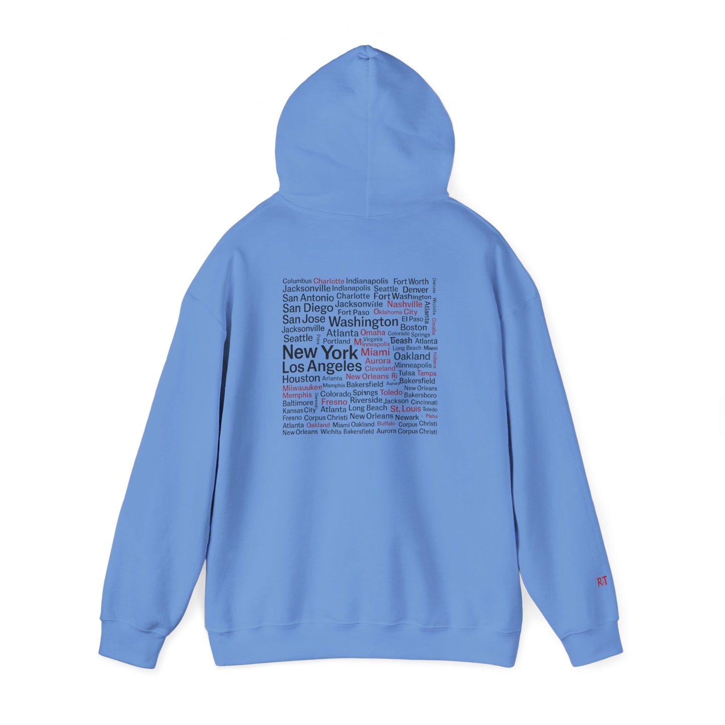 Unisex Hoodie - Rediscover the U.S. - Cozy Travel Apparel for Adventurers, Perfect for Gifts, Casual Wear, Explore America, Travel Memories