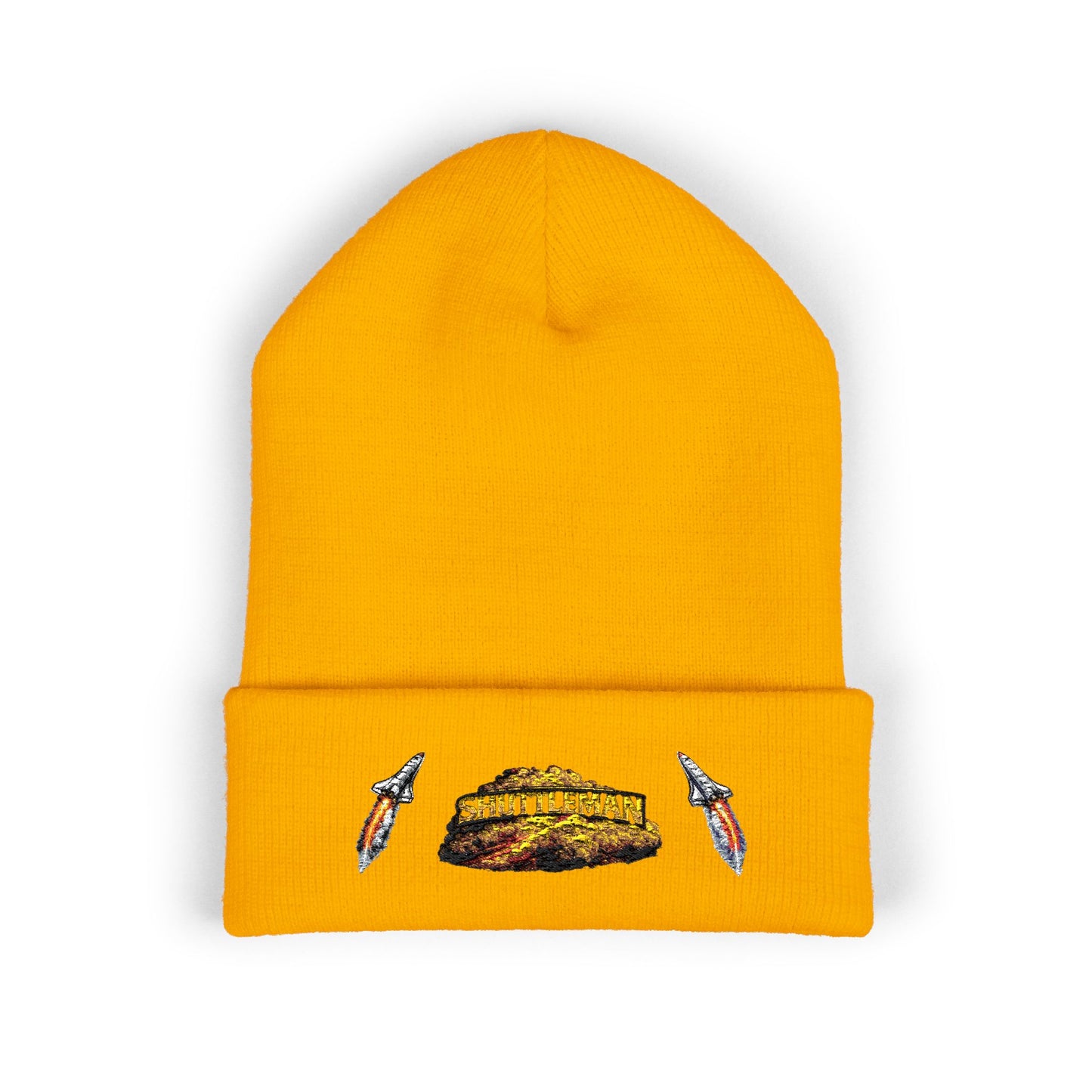 Shutt1eman Embroidered Beanie-- Cuffed Hat