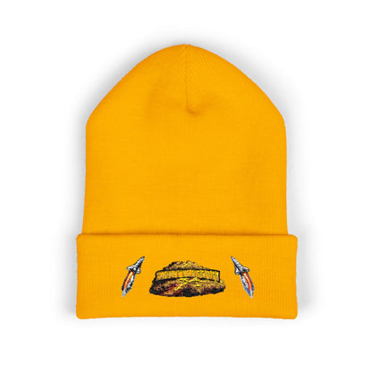 Shutt1eman Embroidered Beanie-- Cuffed Hat