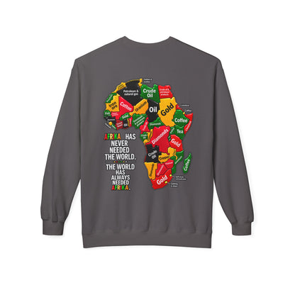 Afrika Map Sweatshirt – Africa Pride Crewneck