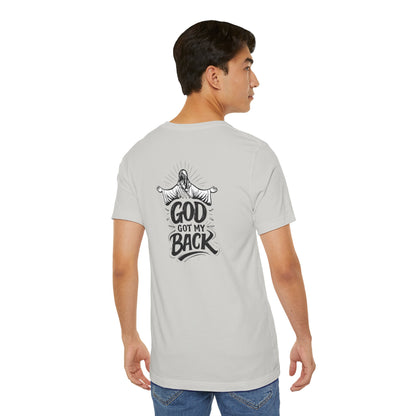 Faith Graphic Tee — 'God Got My Back' Christian T-Shirt