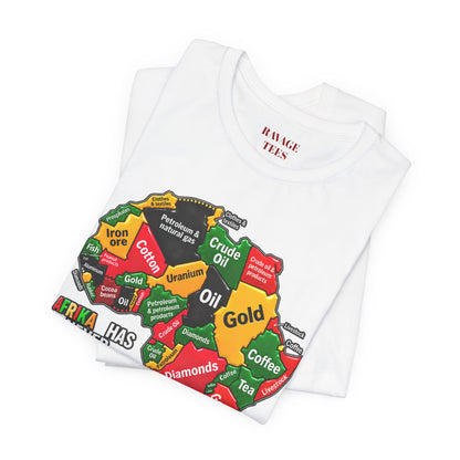 Africa Map “Africa Has Never Needed the World” Graphic Tee