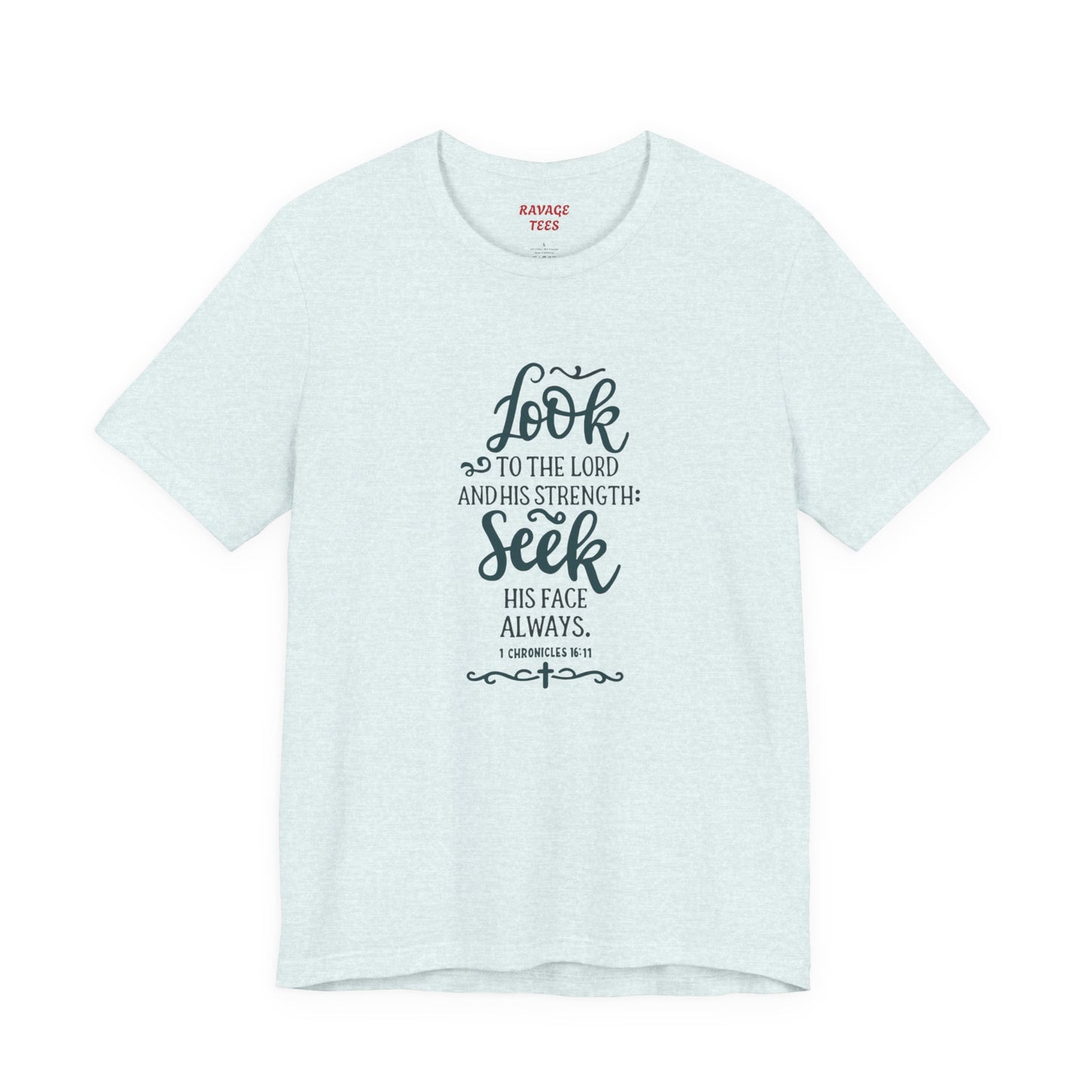 Seek His Guidance Tee: Inspirational Faith Quote Unisex T-Shirt