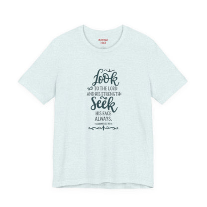 Seek His Guidance Tee: Inspirational Faith Quote Unisex T-Shirt