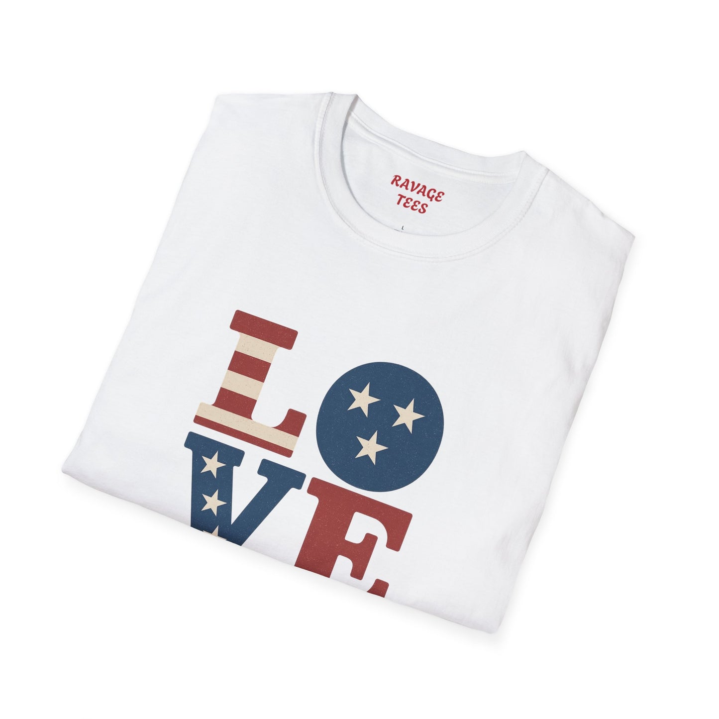 "Freedom & Love" Graphic Tee | Unisex Shirt for July 4th