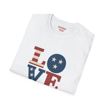 Soft Unisex Freedom & Love Graphic Tee | Gift & Daily Wear