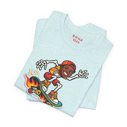 Skateboard Skeleton Tee