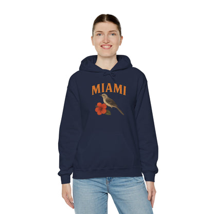 MIAMI THE 305 Unisex Hoodie – Cozy Sweatshirt, Casual Travel Souvenir, Relaxed Streetwear Gift for Nature & City Lovers
