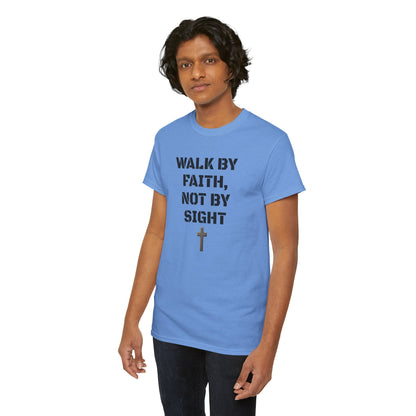 Walk by Faith Not by Sight Christian Sweatshirt | Inspirational Unisex Crewneck | Ravage Tees Faith Collection