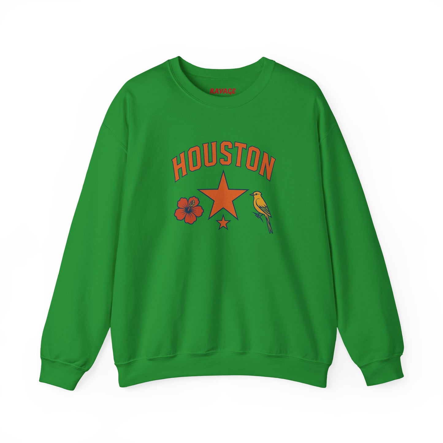 RAVAGE Houston(H-Town) Vibe Unisex Crewneck Sweatshirt