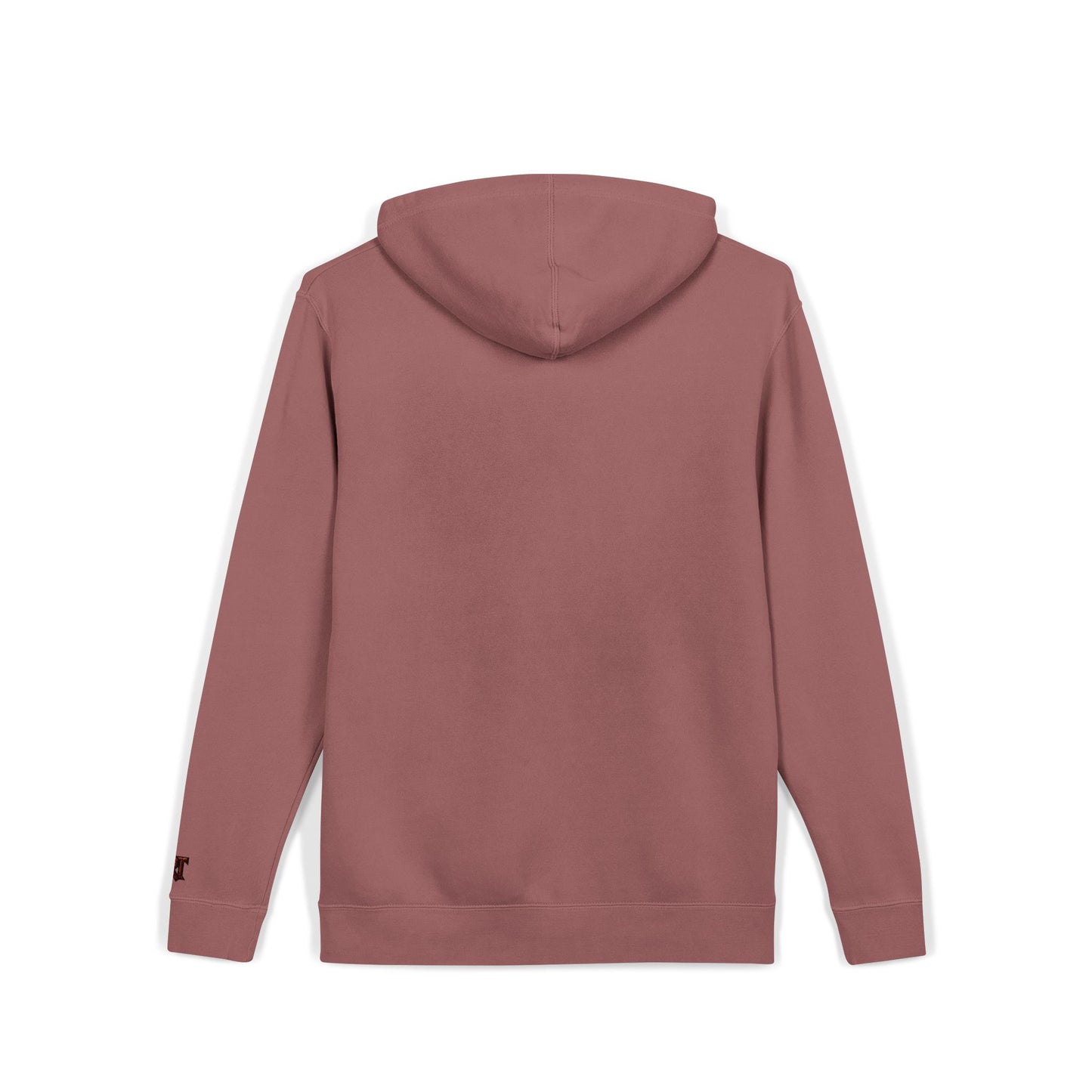 Shutt1eman Embroided Vintage Pigment Black-Dyed Hoodie