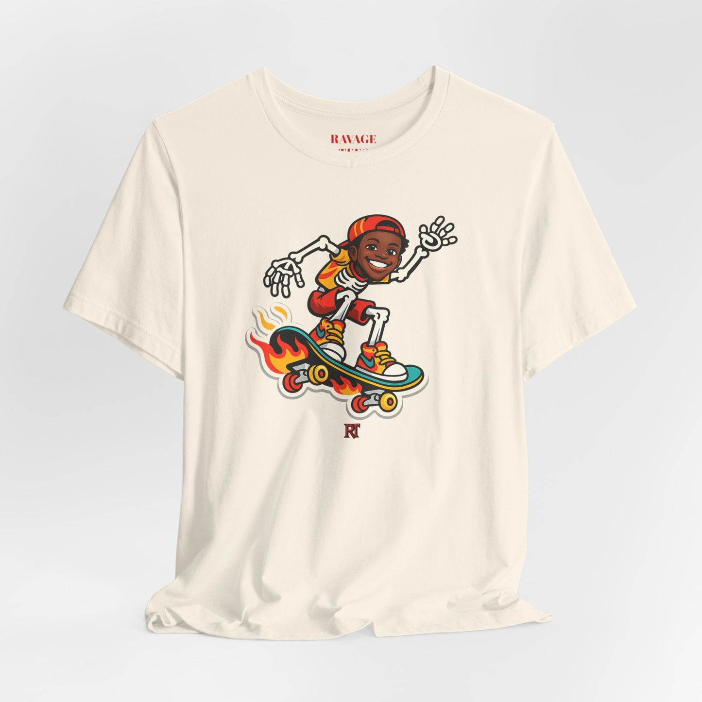 Skateboard Skeleton Tee