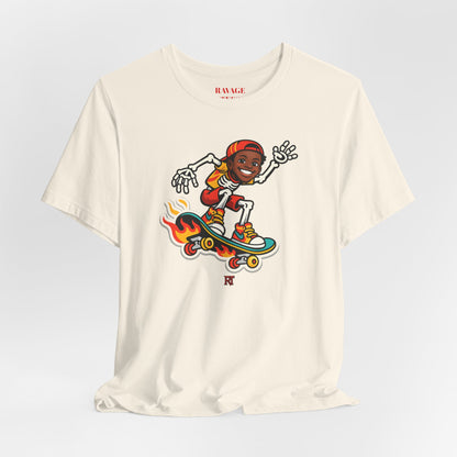 Skateboard Skeleton Tee