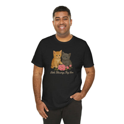 Cute Cat Graphic Tee, Casual Unisex Shirt, Animal Lover Gift, Perfect for Birthdays, Everyday Wear, Cat Mom Shirt, Pet Lover Apparel