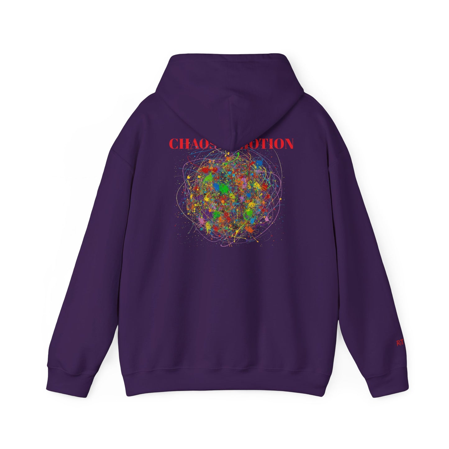 Unisex Heavy Blend™ Hooded Sweatshirt - Chaos Marathon Design, Cozy Gift for Fitness Lovers, Colorful Workout Hoodie, Comfortable [...]