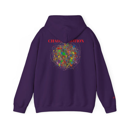 Unisex Heavy Blend™ Hooded Sweatshirt - Chaos Marathon Design, Cozy Gift for Fitness Lovers, Colorful Workout Hoodie, Comfortable [...]