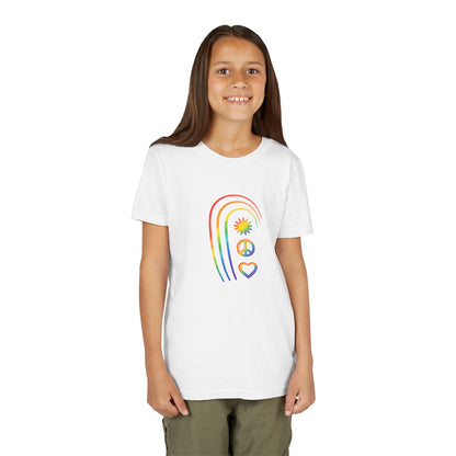 Youth Rainbow Peace & Love Tee