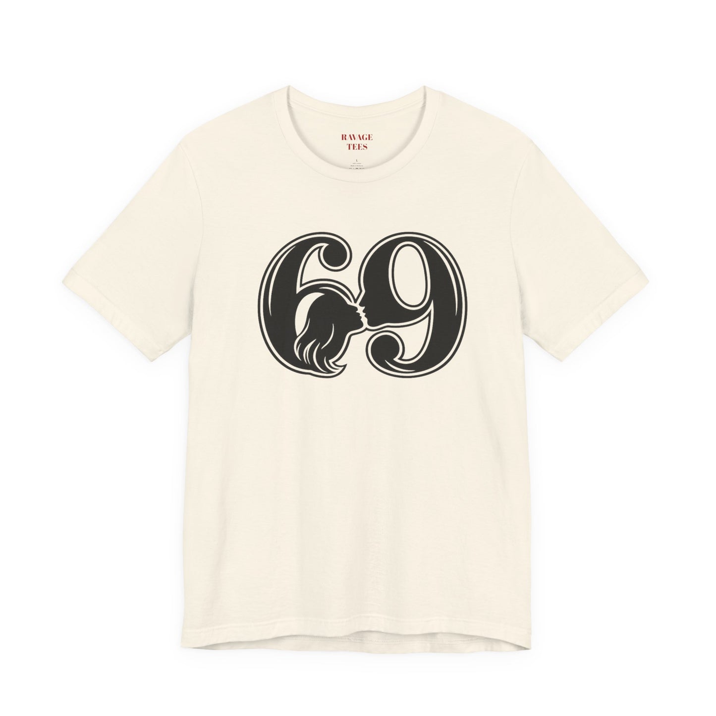 69 Retro Swirl Number Tee