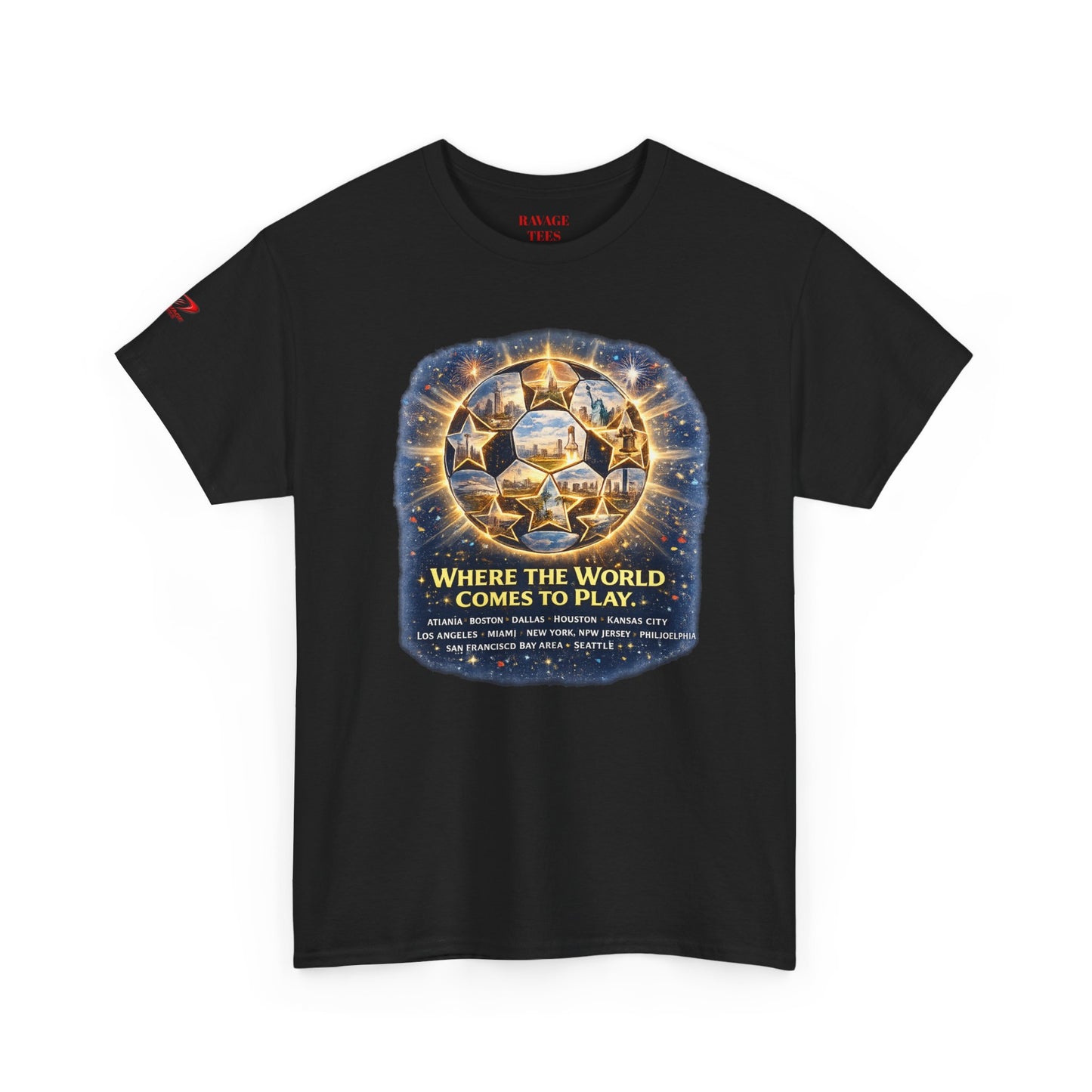 World Cup 2022 T-Shirt — "Where the World Comes to Play"