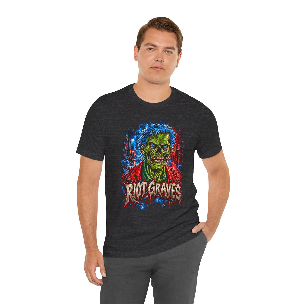 Riot Graves Skull Graphic Tee