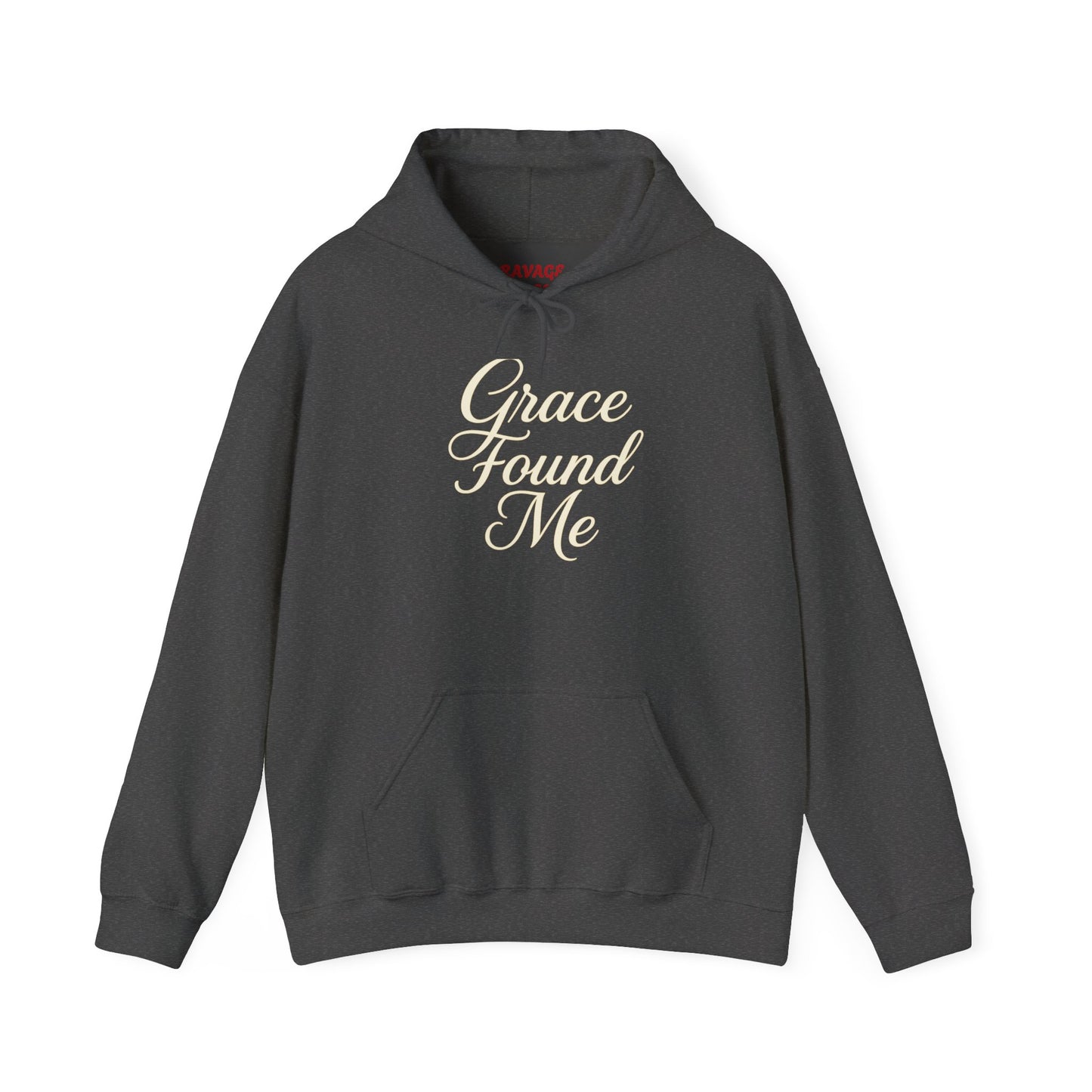 Grace Found Me Unisex Hoodie – Inspirational Christian Sweatshirt, Faith-Based Apparel, Cozy Casual Wear, Perfect Gift for Friends and Believers