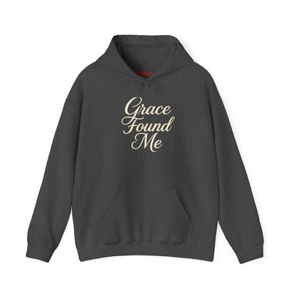 Grace Found Me Unisex Hoodie – Inspirational Christian Sweatshirt, Faith-Based Apparel, Cozy Casual Wear, Perfect Gift for Friends and Believers