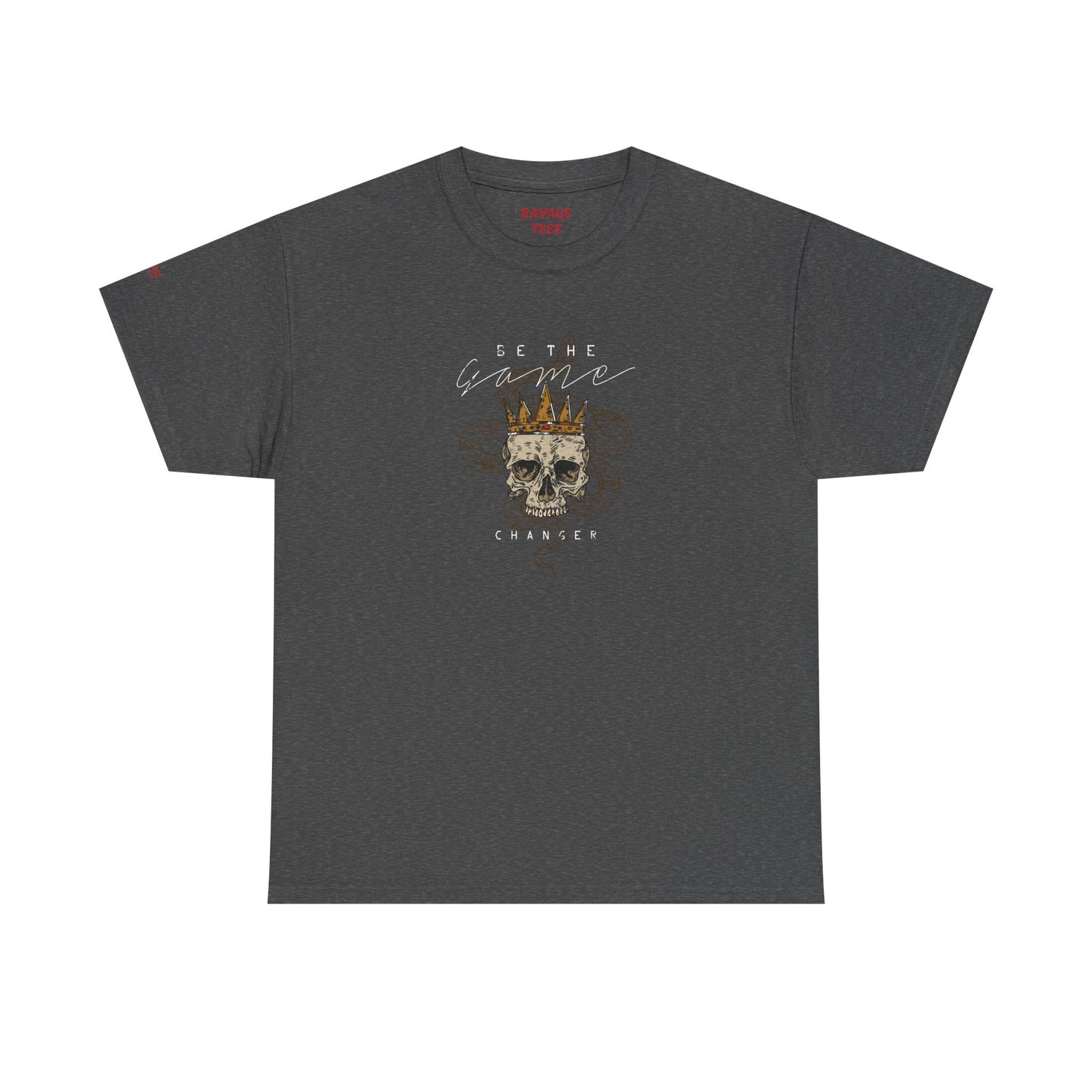 Be The Game Changer. Stylish Skull Graphic Tee for Casual Wear