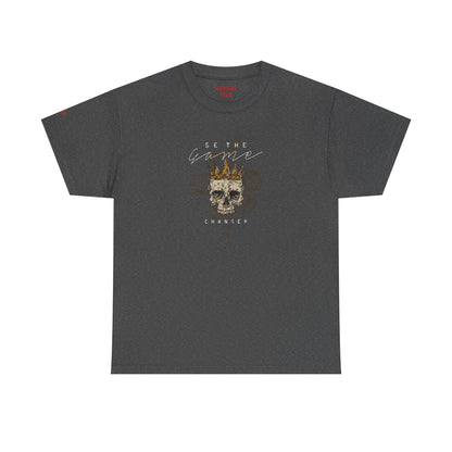 Be The Game Changer. Stylish Skull Graphic Tee for Casual Wear