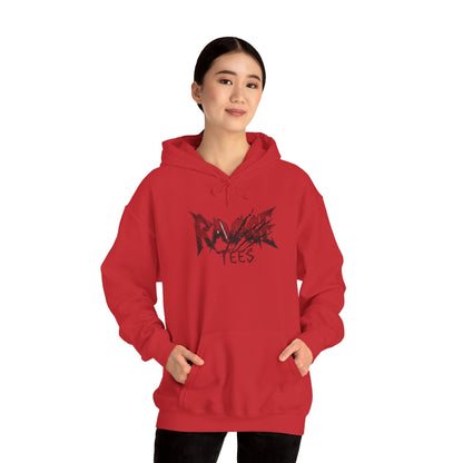 Black Tiger & Rose Graphic Hoodie