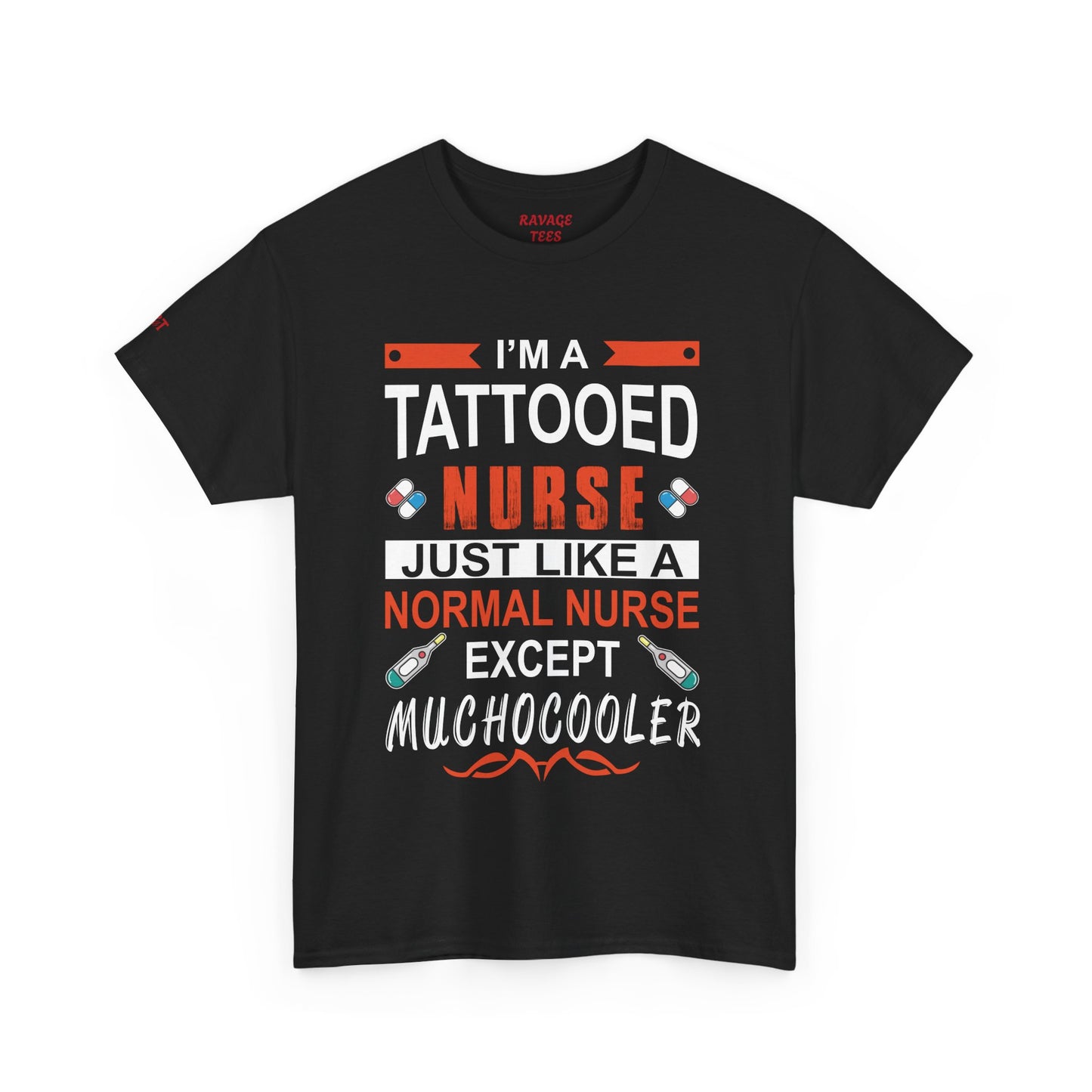Tattooed Nurse Tee - Unisex Cotton Shirt for Nurse Appreciation, Medical Humor Tee, Fun [...]