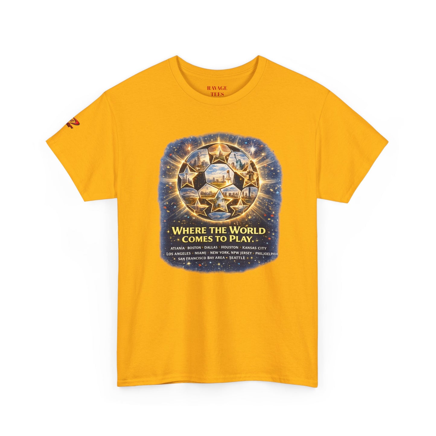 World Cup 2022 T-Shirt — "Where the World Comes to Play"