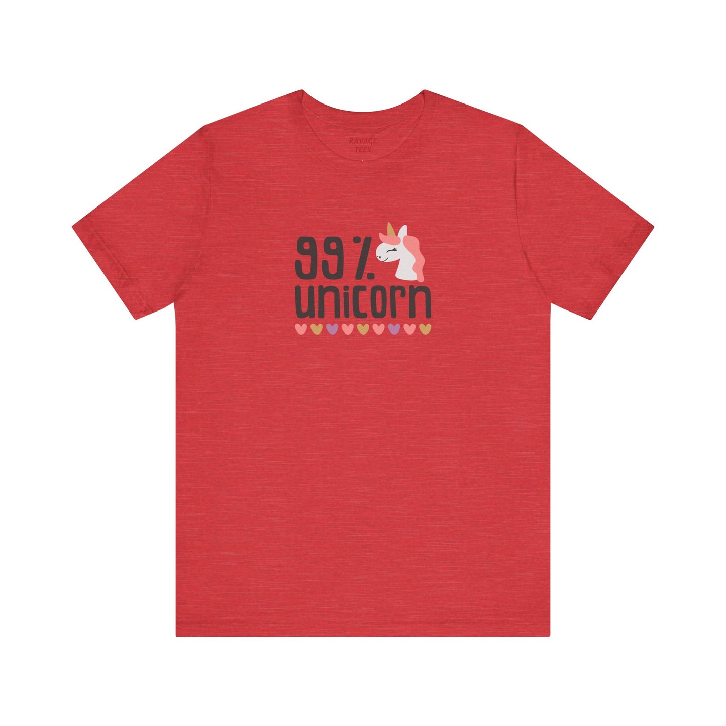 99% Unicorn Tee: Funny, Whimsical Graphic T-Shirt for All Ages